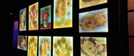 Na zdjęciu słoneczniki Van Gogh'a