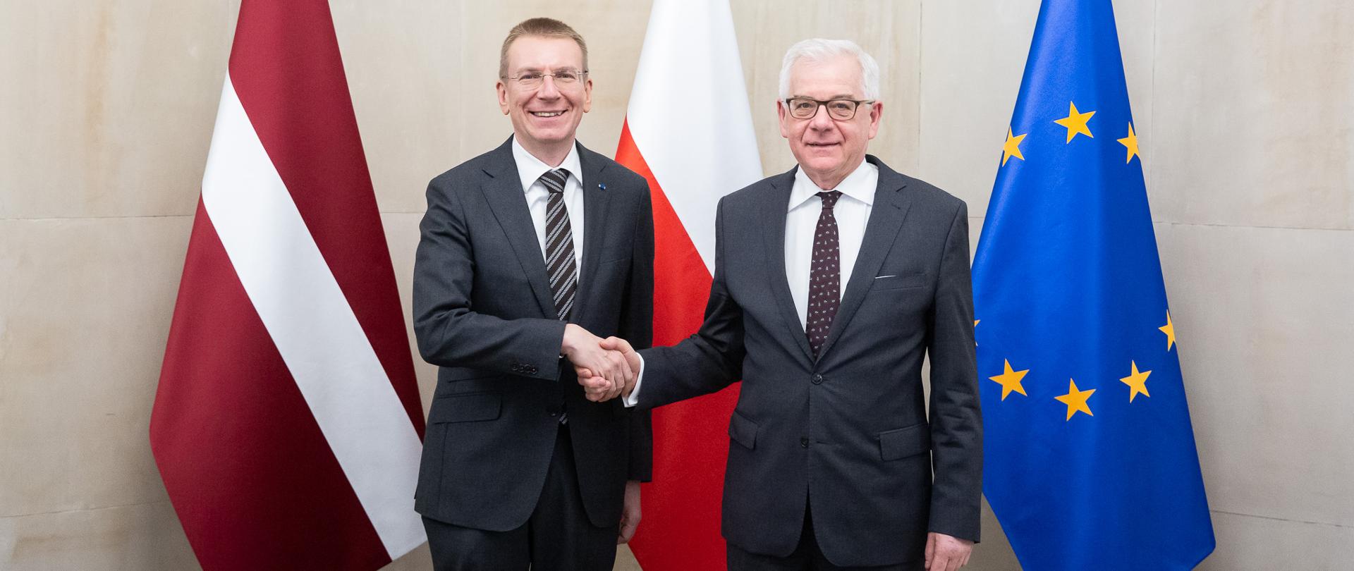 Wizyta ministra spraw zagranicznych Łotwy