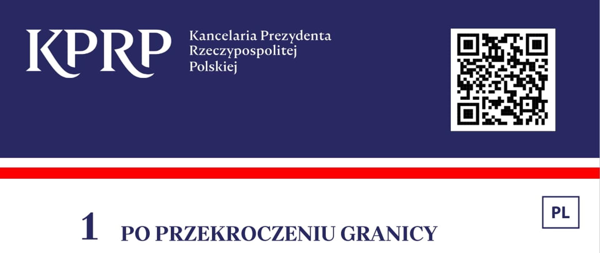 Ulotka informacyjna w języku polskim
