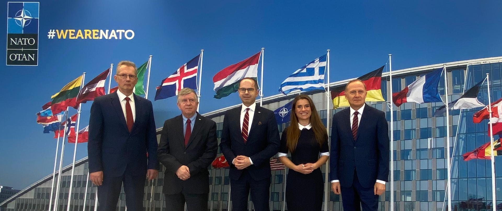 
Representatives of the Polish Parliament during the NATO PA meeting.