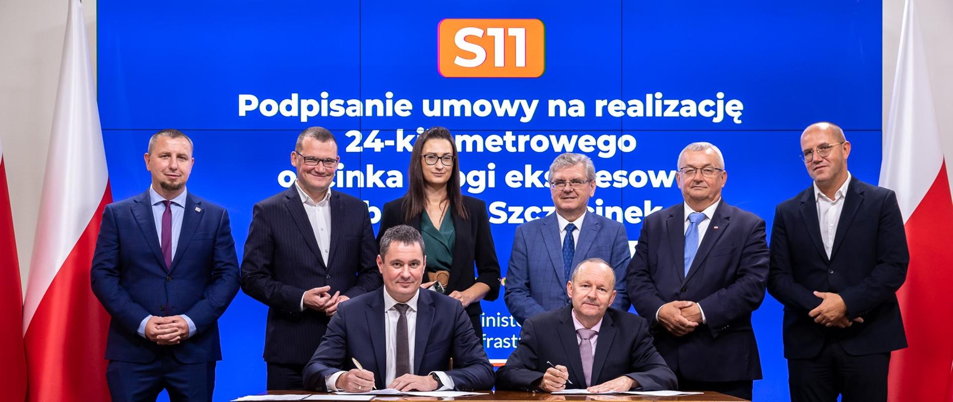 Podpisanie umowy na realizację odcinka drogi ekspresowej S11 Bobolice – Szczecinek