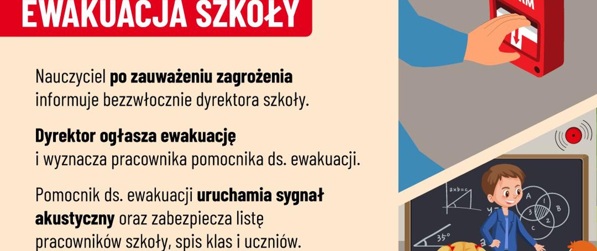 Najważniejsze zasady ewakuacji szkoły