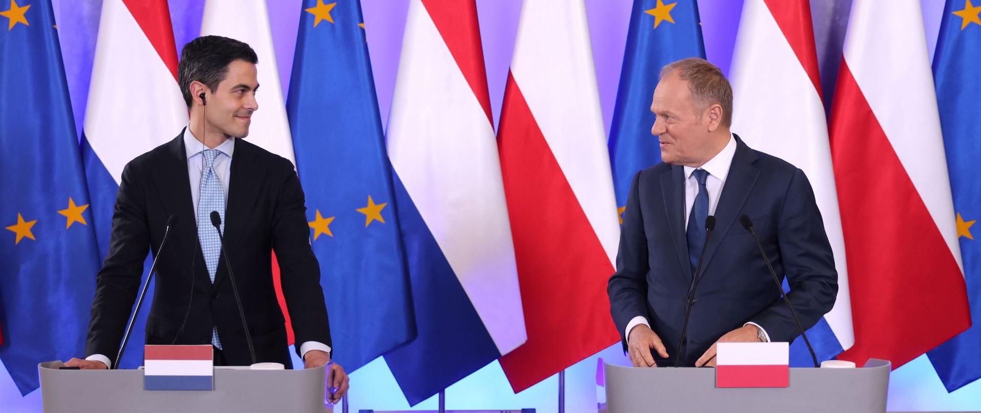 Spotkanie Premiera Donalda Tuska z Premierem Królestwa Niderlandów Robem Jettenem