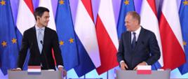 Spotkanie Premiera Donalda Tuska z Premierem Królestwa Niderlandów Robem Jettenem