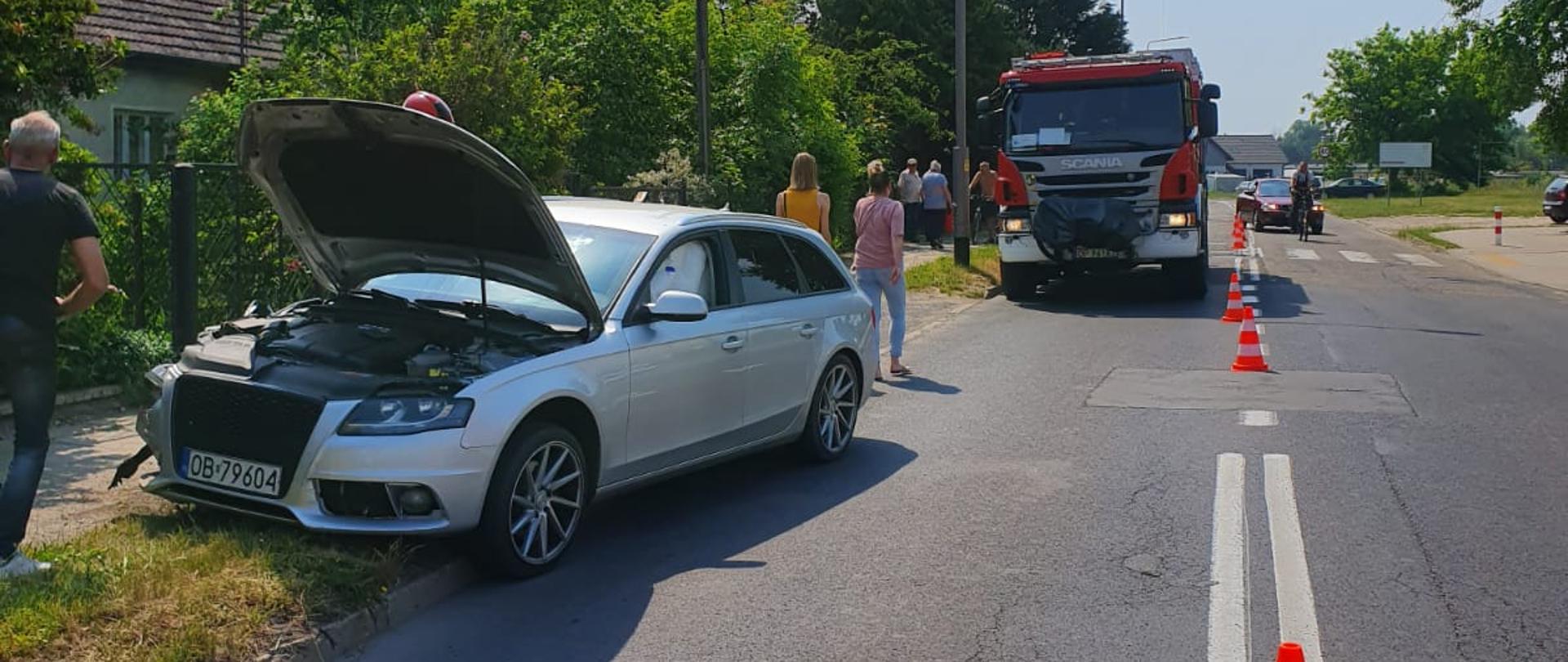 Wypadek z udziałem 2 samochodów na ul. Starobrzeskiej w Brzegu