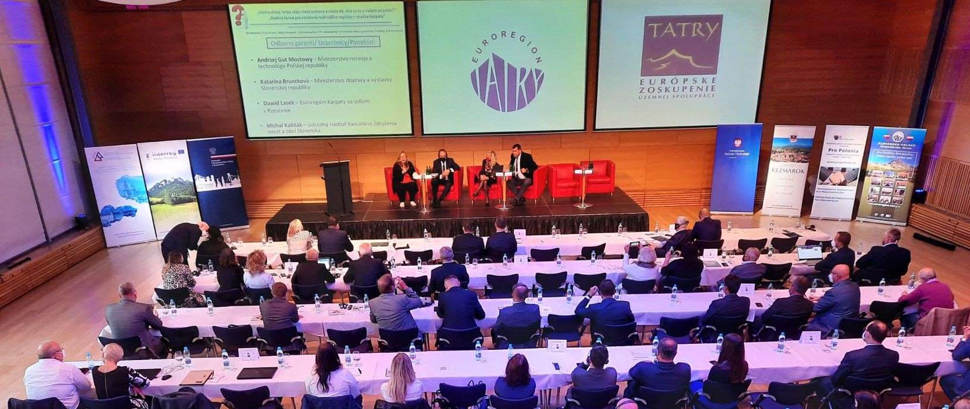 XIX. Słowacko–Polskie Forum Gospodarcze widok na salę z góry