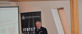 Narada roczna - prezes Zarządu Oddziału Powiatowego Związku OSP RP w Olecku