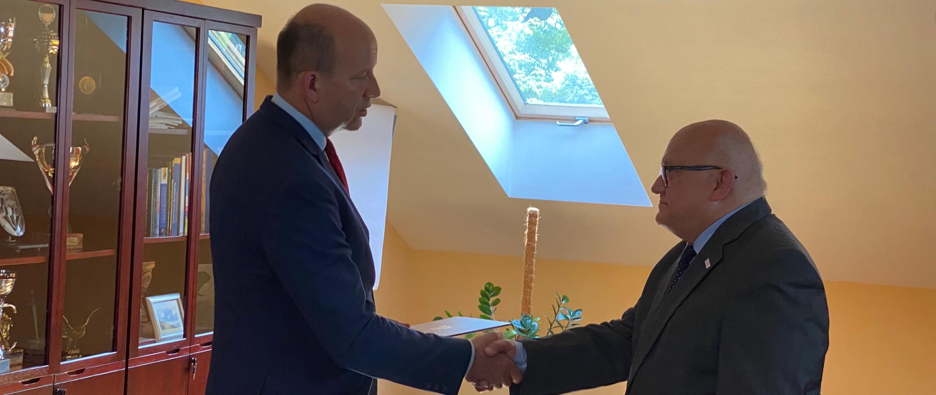 Wojewoda Mazowiecki Konstanty Radziwiłł i Piotr Ryszard Faruga.