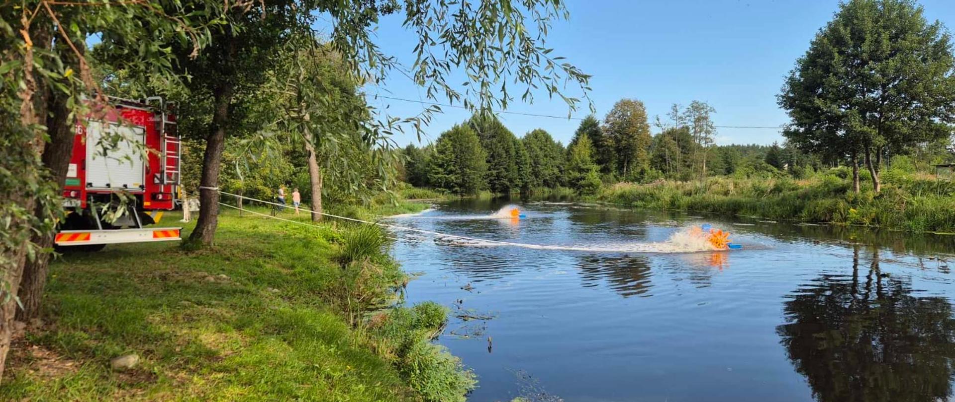 Kolejne działania służb wojewody na rzece Wkra