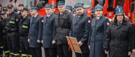 Pożegnanie strażaków odchodzących na zaopatrzenie emerytalne (31.01.2025 r.)