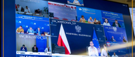 Uczestnicy wideokonferencji 