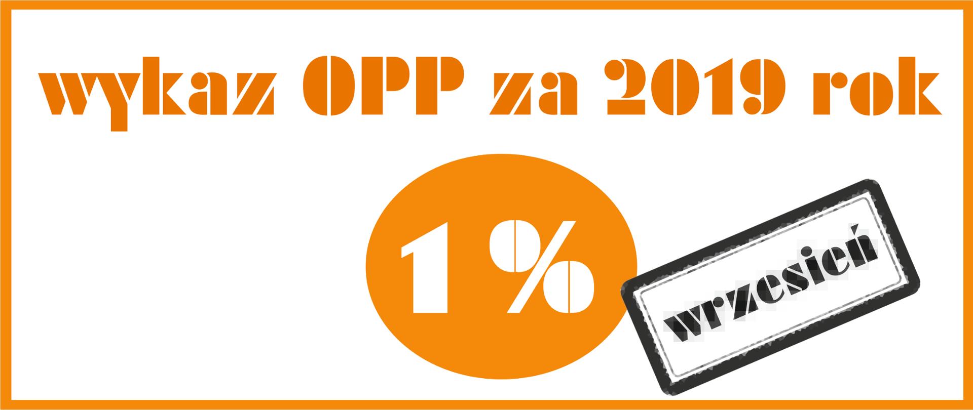 wykaz opp 1% - wrzesień