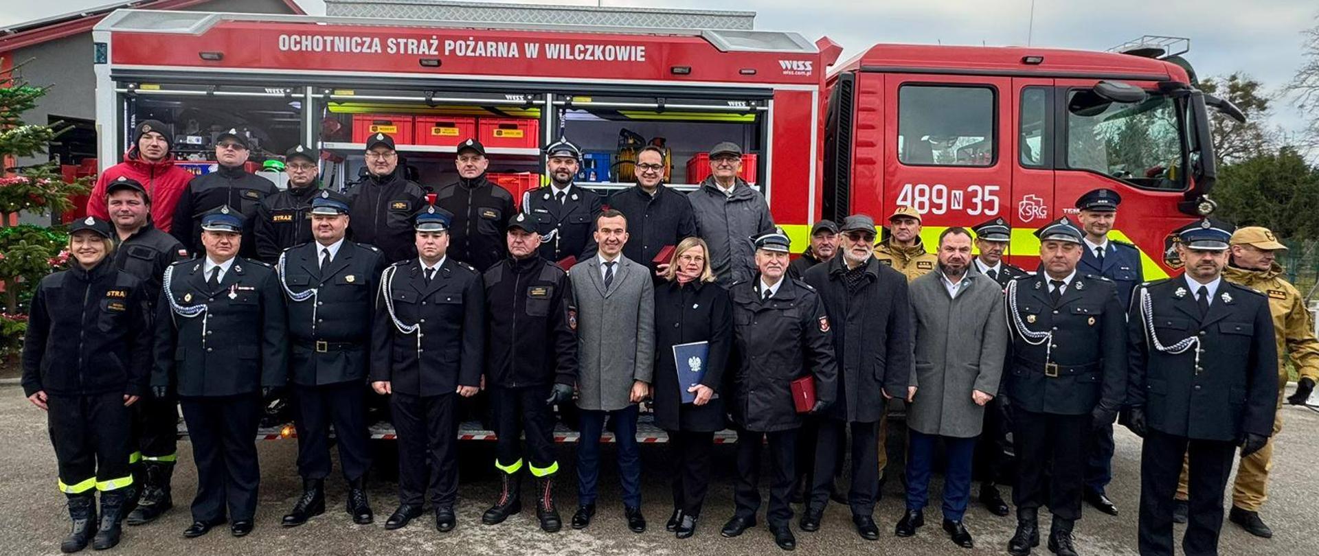 Przekazanie pojazdu i rozbudowa remizy OSP Wilczkowo