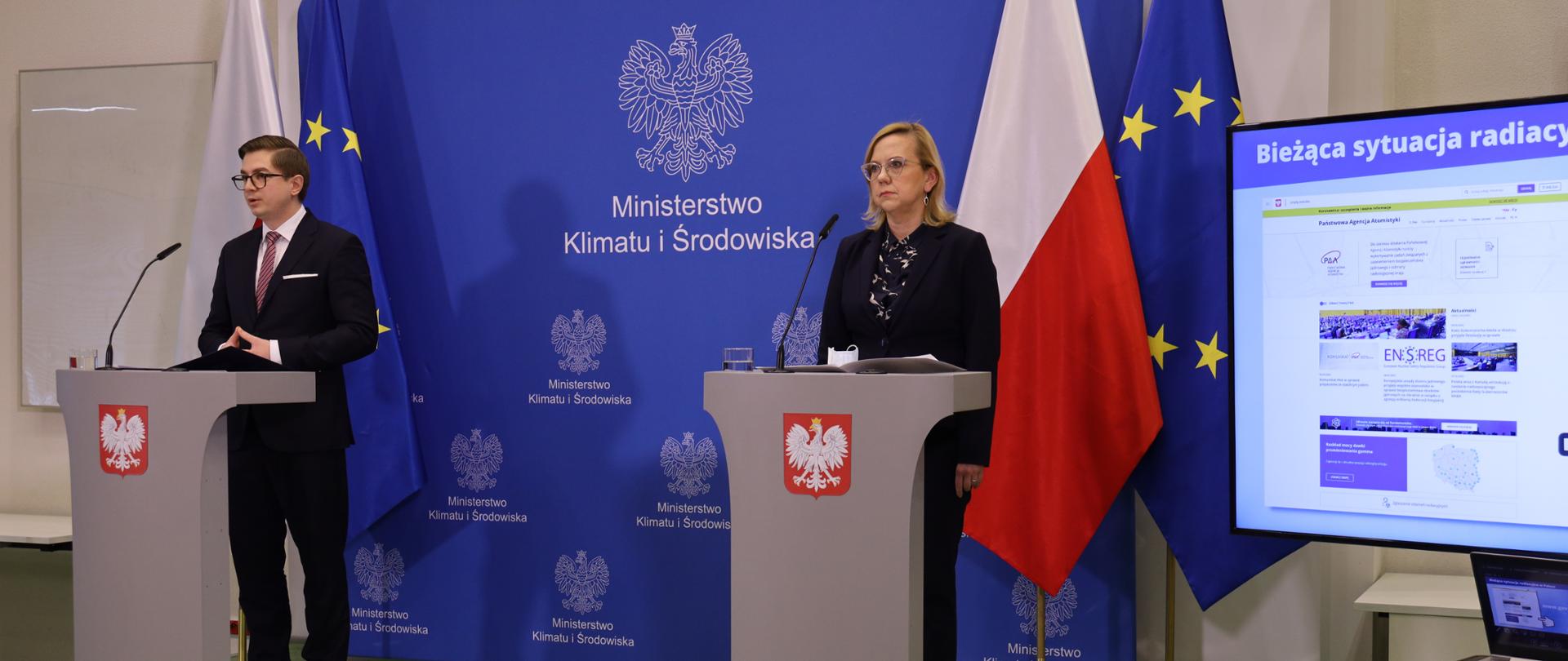 Konferencja prasowa w Ministerstwie Klimatu i Środowiska 