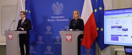 Konferencja prasowa w Ministerstwie Klimatu i Środowiska 
