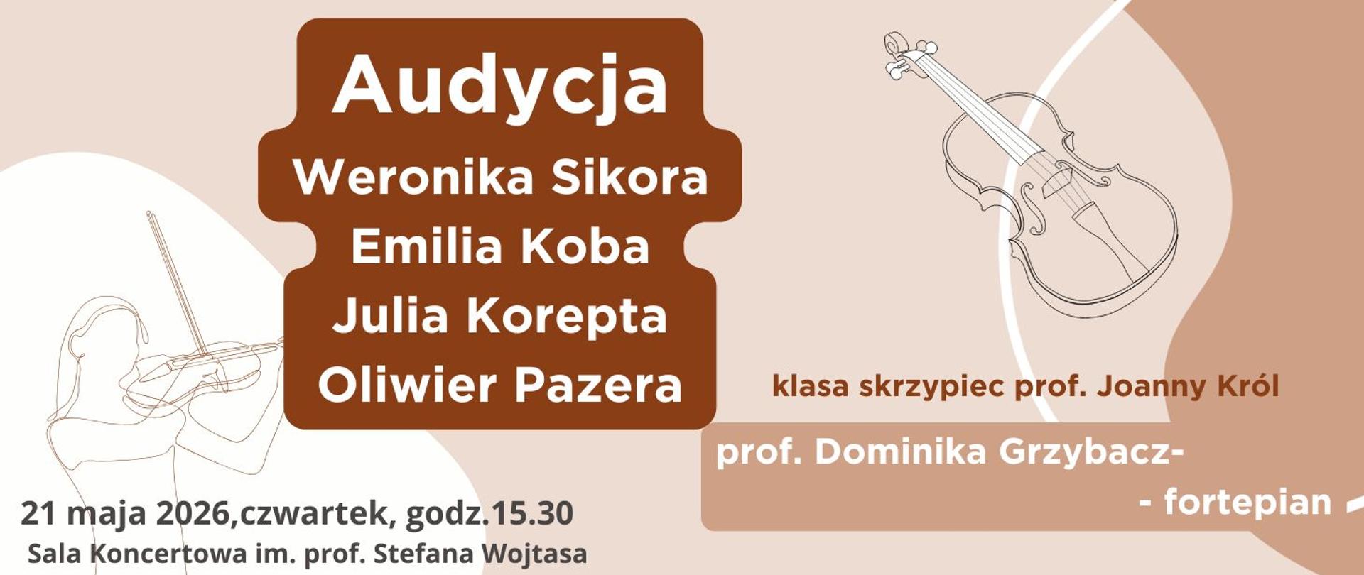białe i brązowe