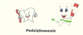 podziękowania Przedszkole w Wiórku 