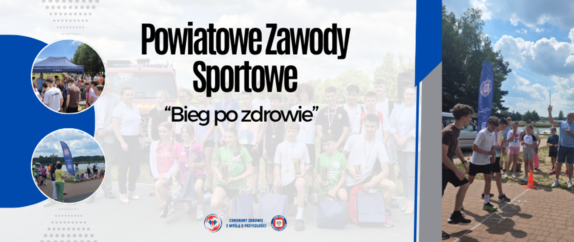 Powiatowe zawody sportowe "Bieg po zdrowie"
