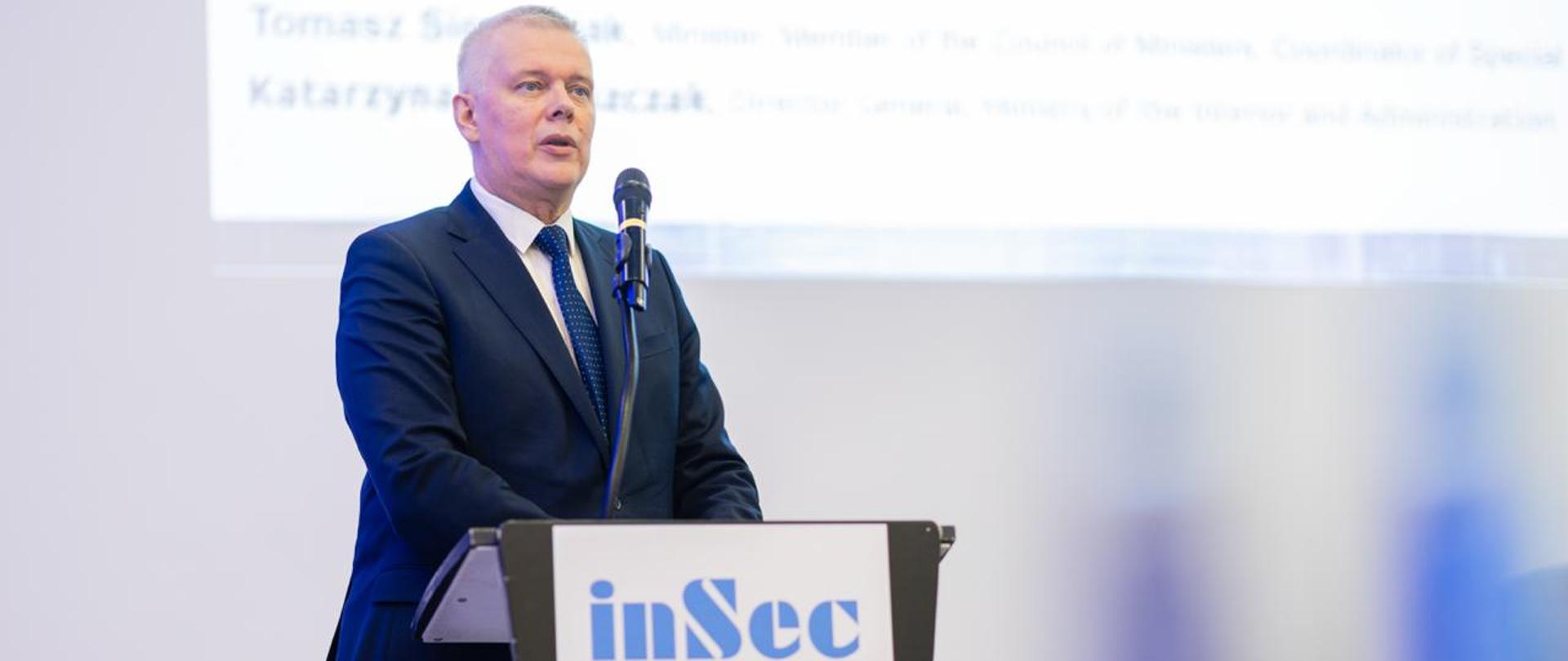 Udział Ministra Tomasza Siemoniaka w otwarciu XXVII Międzynarodowej Konferencji i Wystawie Bezpieczeństwa Granic - InSec 2025