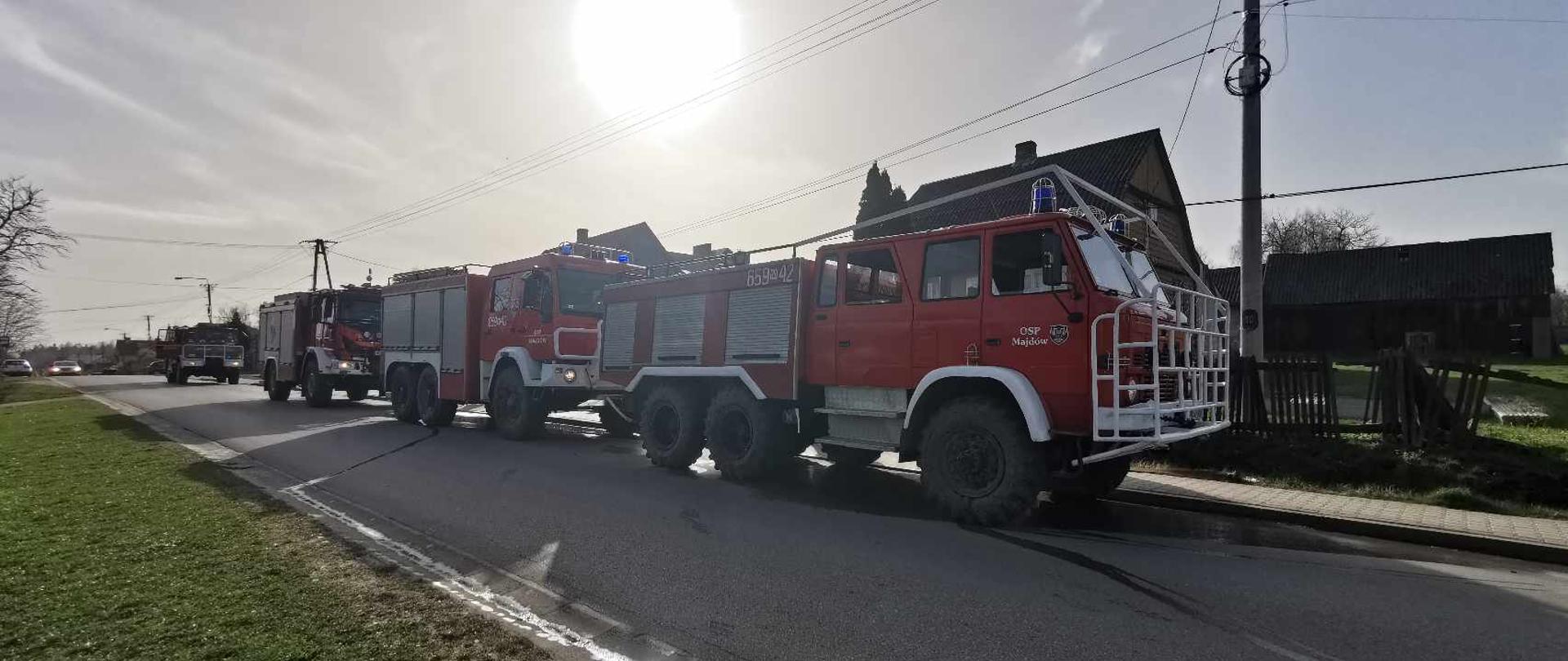 Pożar nieużytków Majdów