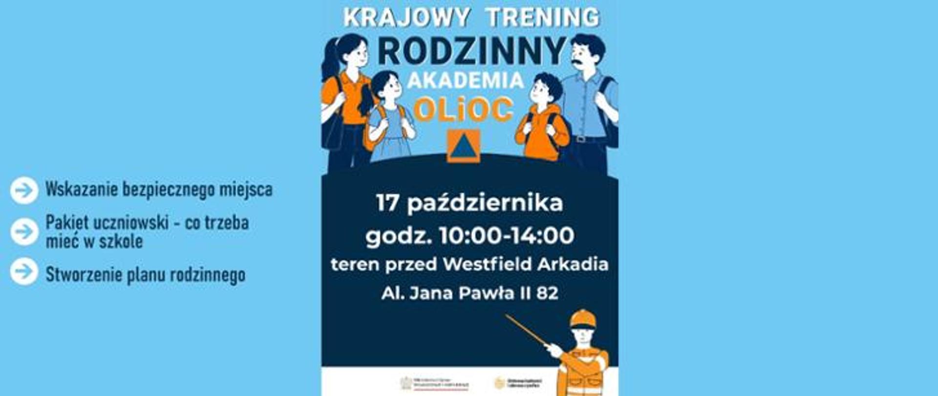 Informacja z datą i godziną wydarzenia
