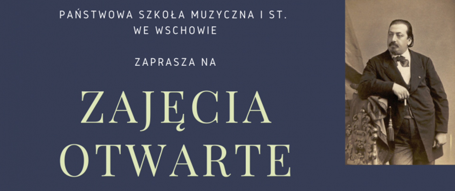 Zaproszenie na zajęcia otwarte dotyczące Konkursu skrzypcowego im. Henryka Wieniawskiego. Prowadzenie p. Sara Powaga. 06.10.2022mgodz. 16.30 aula PSM