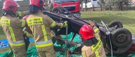 Doskonalenie zawodowe strażaków JRG Oborniki z zakresu ratownictwa technicznego.