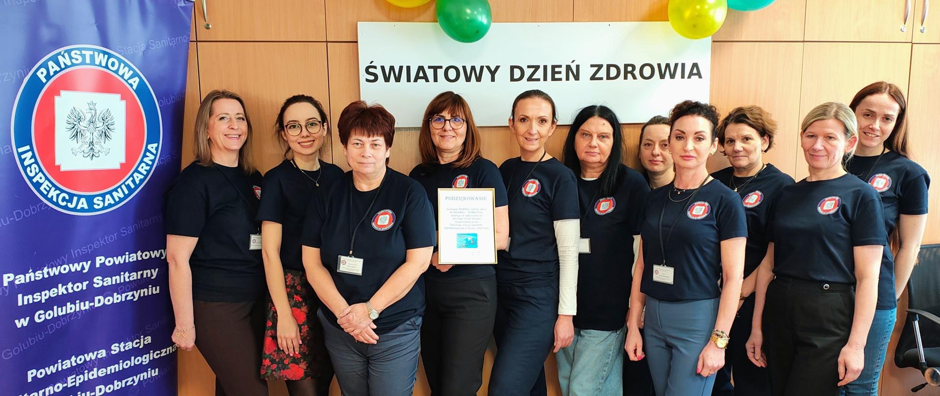 Pracownicy PSSE w Golubiu-Dobrzyniu