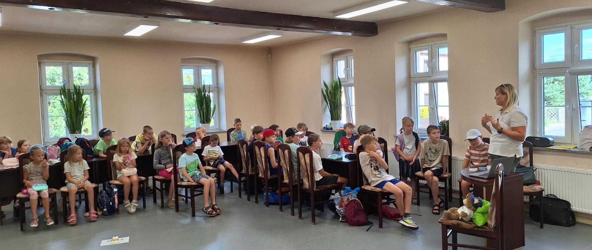 Zajęcia edukacyjne dla dzieci w Miejskim Ośrodku Kultury w Miasteczku Śląskim