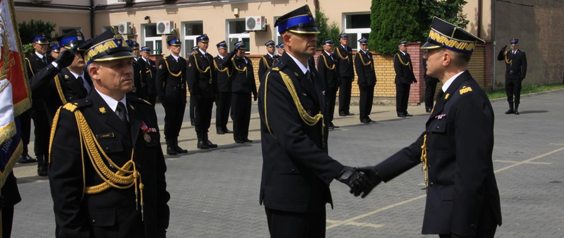Uroczystość przekazania obowiązków Podlaskiego Komendanta Wojewódzkiego PSP