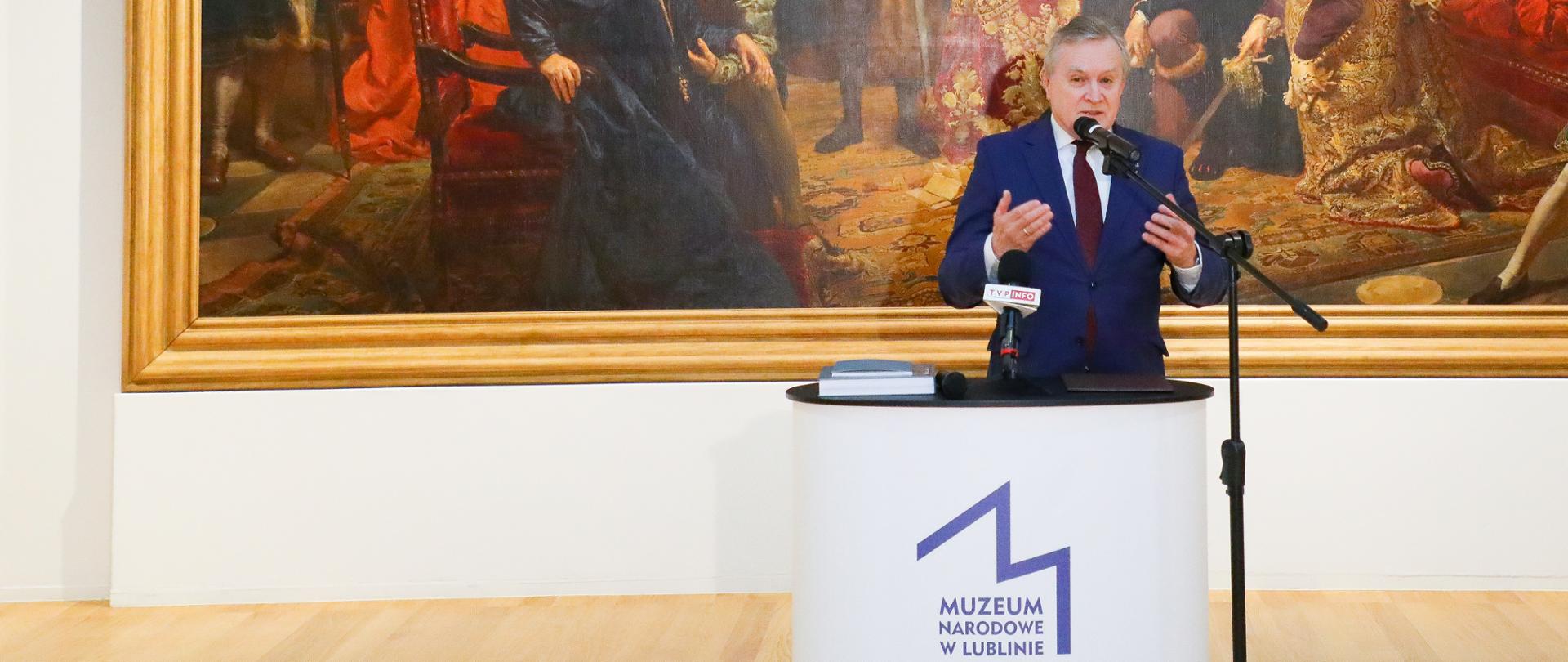 „Wróblewski i po... Sztuka realizmu bezpośredniego” – wernisaż w Muzeum Narodowym w Lublinie, fot. Danuta Matloch/MKiDN