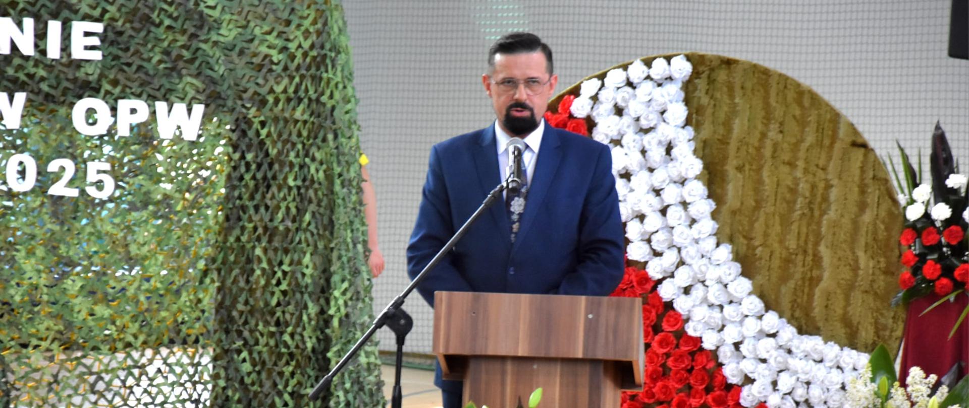 Ślubowanie kadetów OPW w Zawidzu Kościelnym