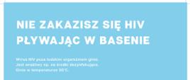 Nie zakazisz się HIV pływając w basenie