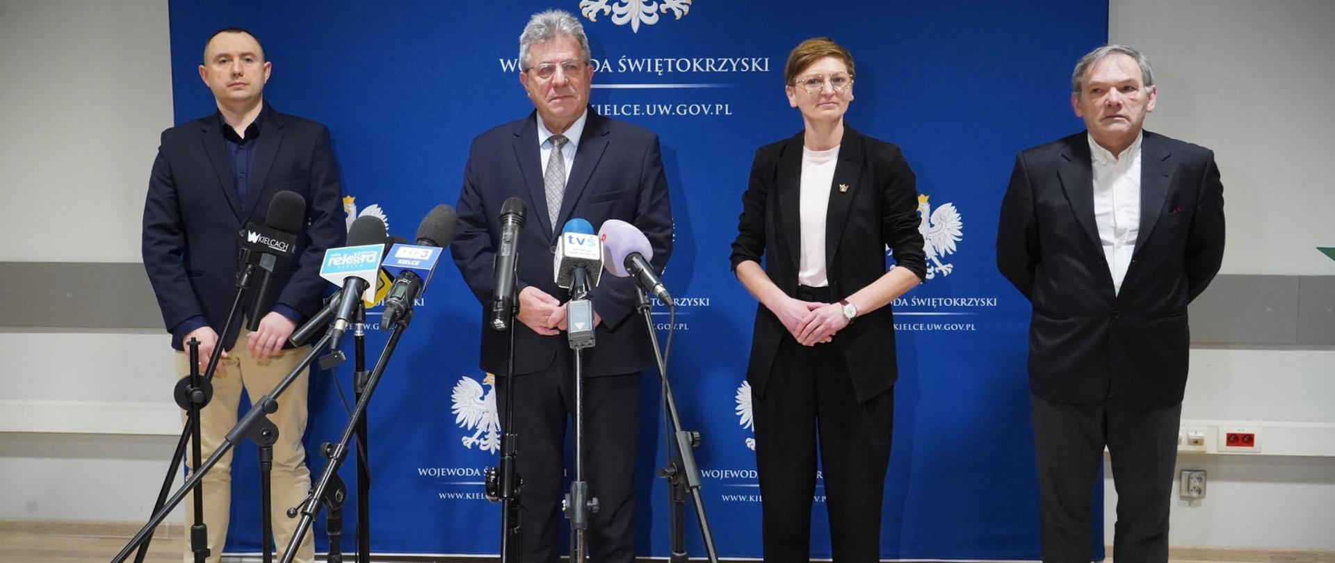 Konferencja prasowa wojewody