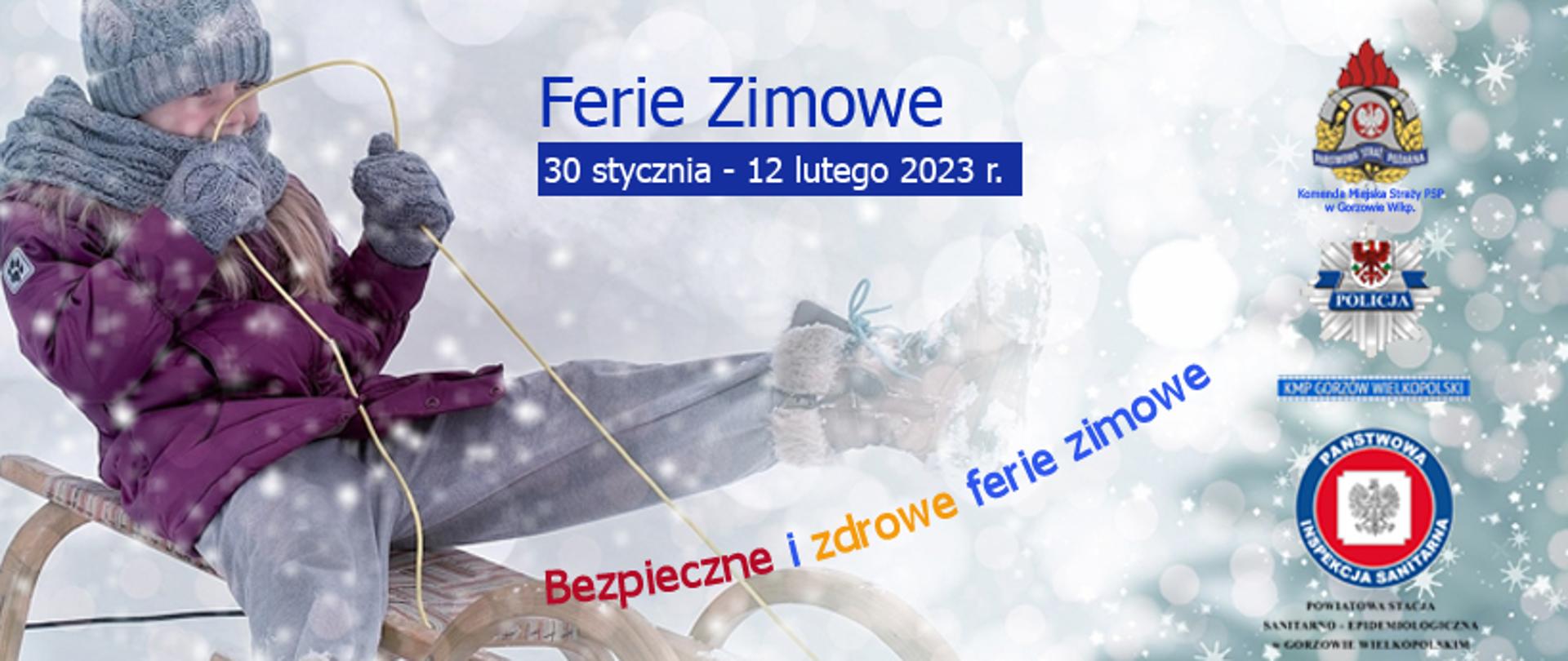 Bezpiecznie i zdrowe ferie zimowe