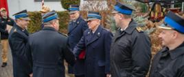 Pożegnanie strażaków odchodzących na zaopatrzenie emerytalne (31.01.2025 r.)