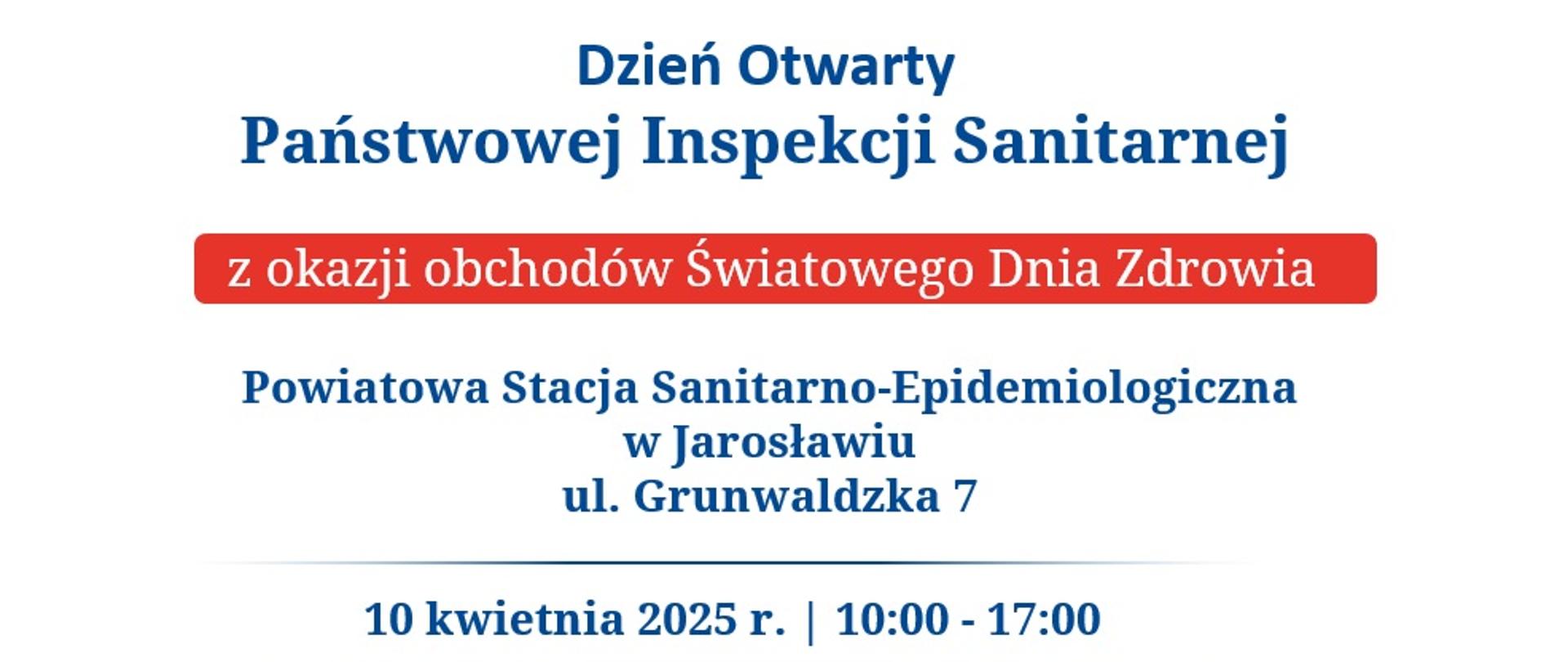 Dzień otwarty w Powiatowej Stacji Sanitarno - Epidemiologicznej w Jarosławiu