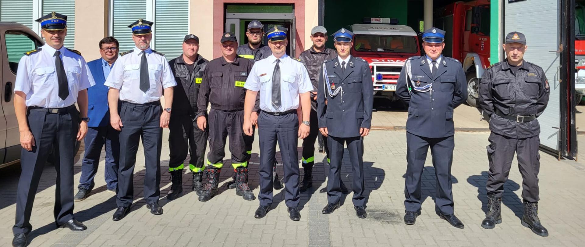 Wizyta Zastępcy Mazowieckiego Komendanta Wojewódzkiego PSP w powiecie łosickim