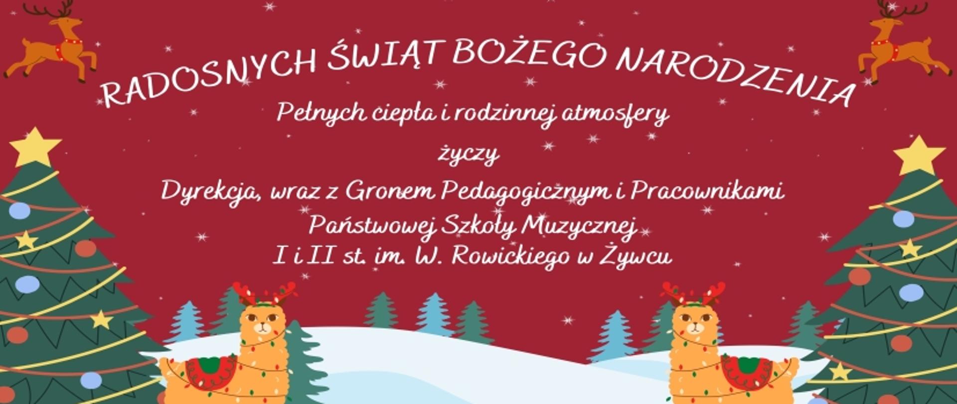 Plakat Życzenia świąteczne 