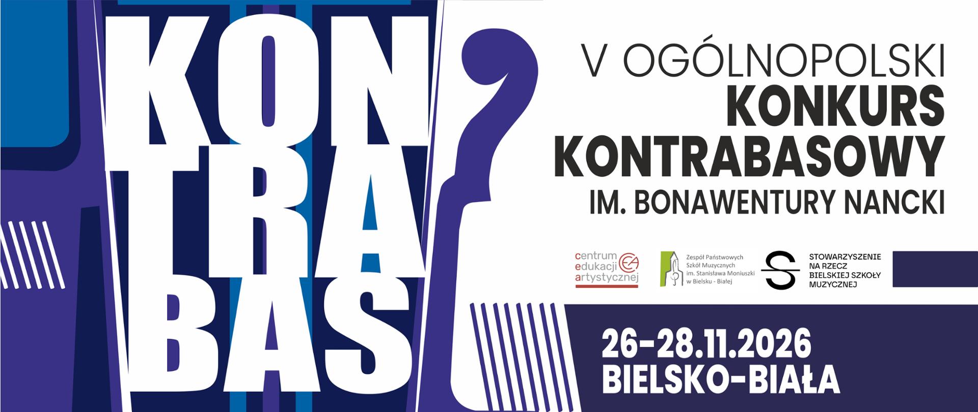 Baner konkurs kontrabasowy 
