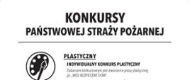 Tył kalendarza KGPSP, informacja o konkursie: PLASTYCZNY (stworzenie pracy pt. "MÓJ BEZPIECZNY DOM"), GRA (stworzenie porstej gry karcianej o tematyce bezpieczeństwa), MASKOTKA (stworzyć projekt maskotki PSP), SPOT (nagranie spotu filmowego pt. "CZAD - JAK BYĆ BEZPIECZNYM WE WŁASNYM DOMU")