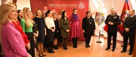 Komendant Wojewódzki składa Paniom życzenia z okazji Dnia Kobiet. 