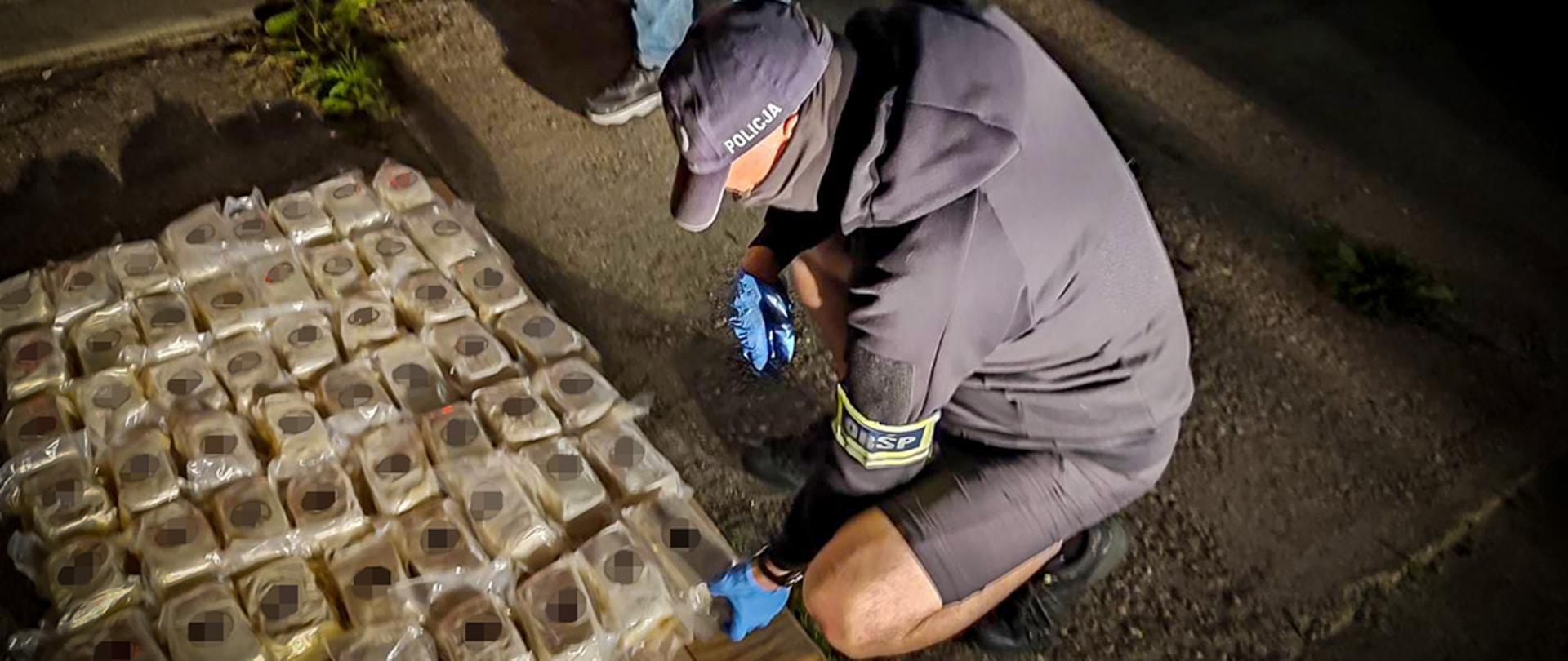 Dolnośląski pion PZ PK przedstawił zarzuty za przemyt 54 kg amfetaminy