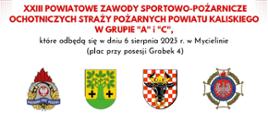 XXIII POWIATOWE ZAWODY SPORTOWO-POŻARNICZE OCHOTNICZYCH STRAŻY POŻARNYCH POWIATU KALISKIEGO W GRUPIE A i C