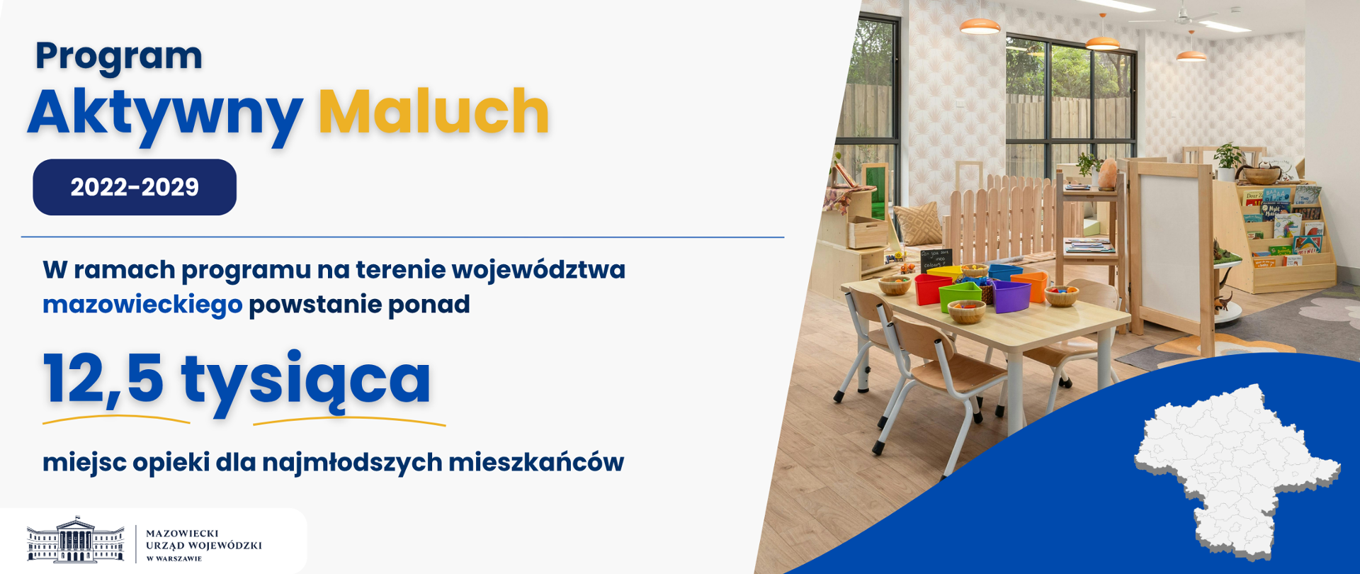 Program „Aktywny Maluch” zmienia Mazowsze – tysiące nowych miejsc opieki dla najmłodszych