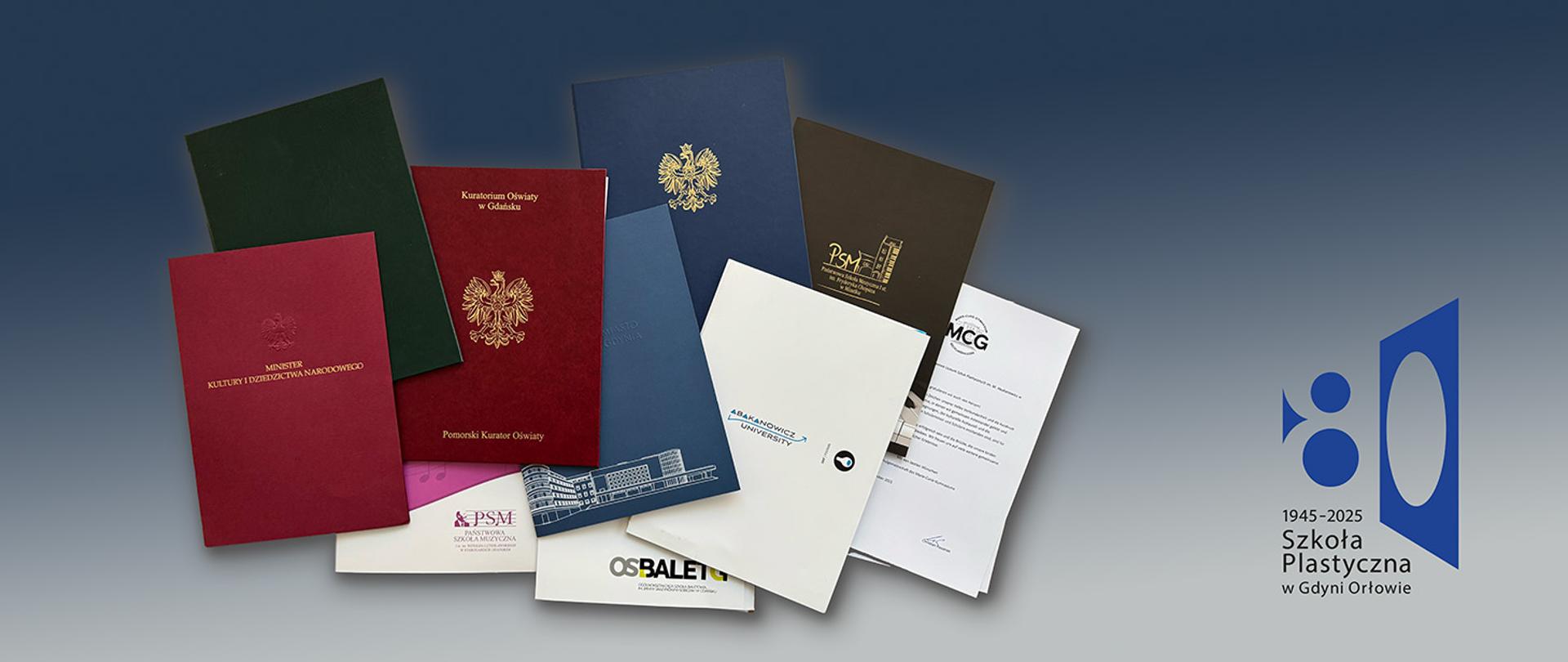 Listy gratulacyjne, baner