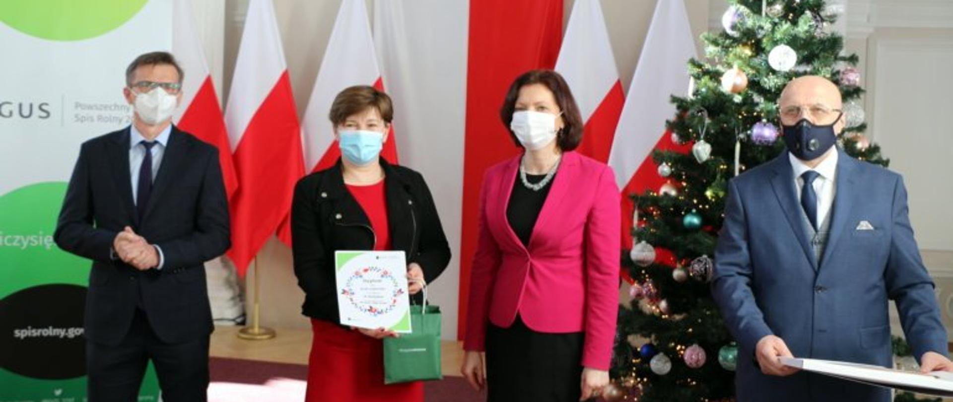 Wręczenie nagróg laureatom konkursów organizowanych w ramach Powszechnego Spisu Rolnego