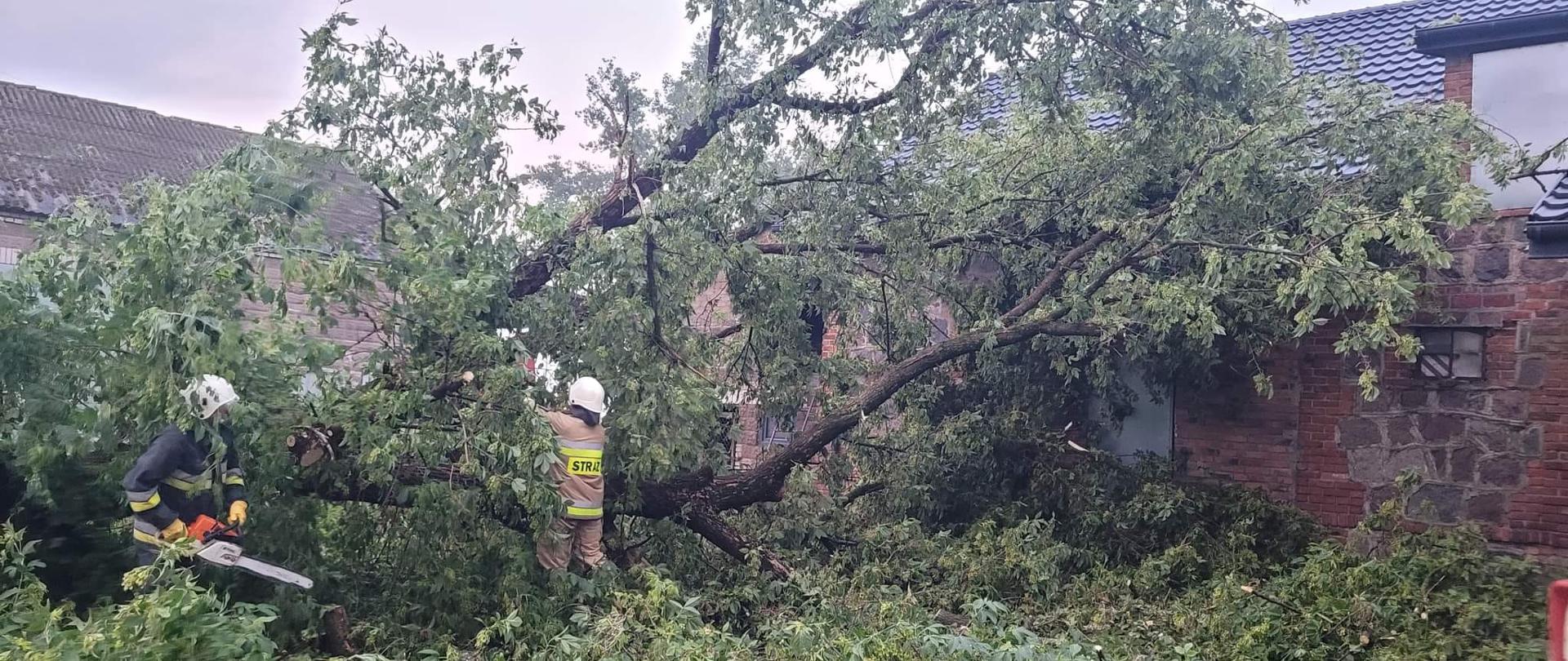 Skutki nawałnicy z dnia 23.07.2022r.