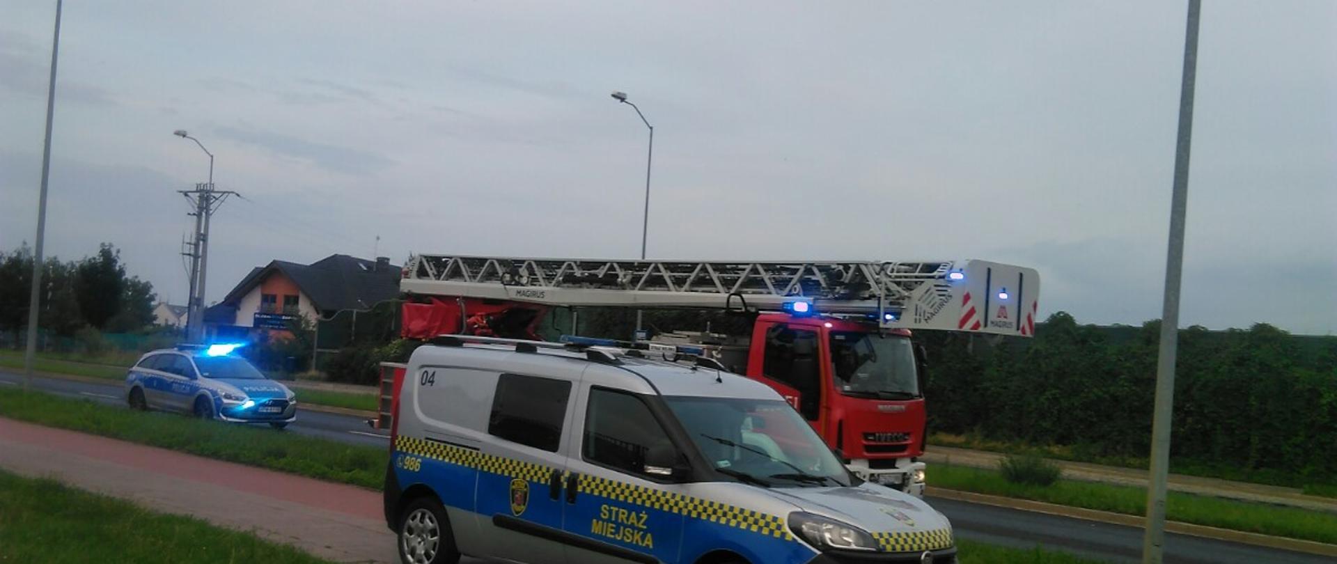 Pożar w warsztacie przy ul. Europejskiej