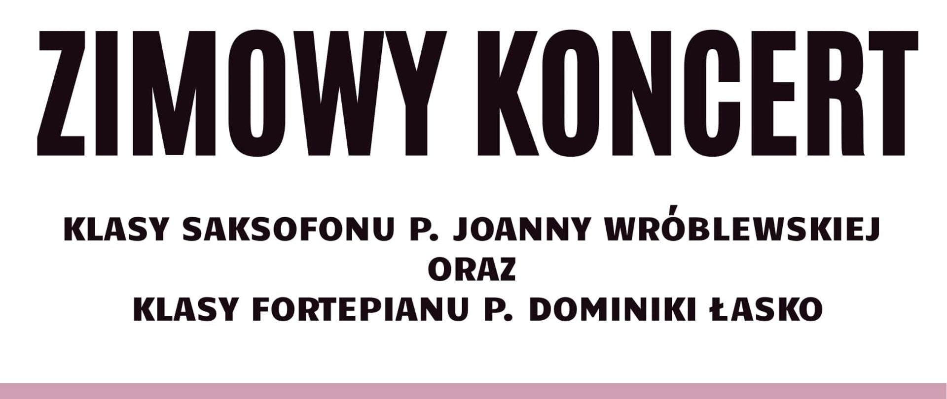 plakat przedstawia po lewej stronie saksofon oparty o pianino bądź fortepian. Plakat posiada białe i ciemno różowe tło. Trzcionka jest koloru czarnego.
